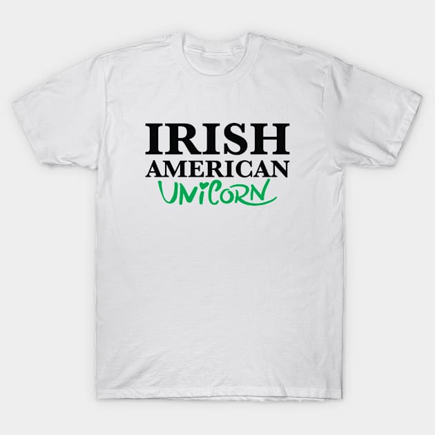 Irish American Unicorn T-Shirt by ProjectX23